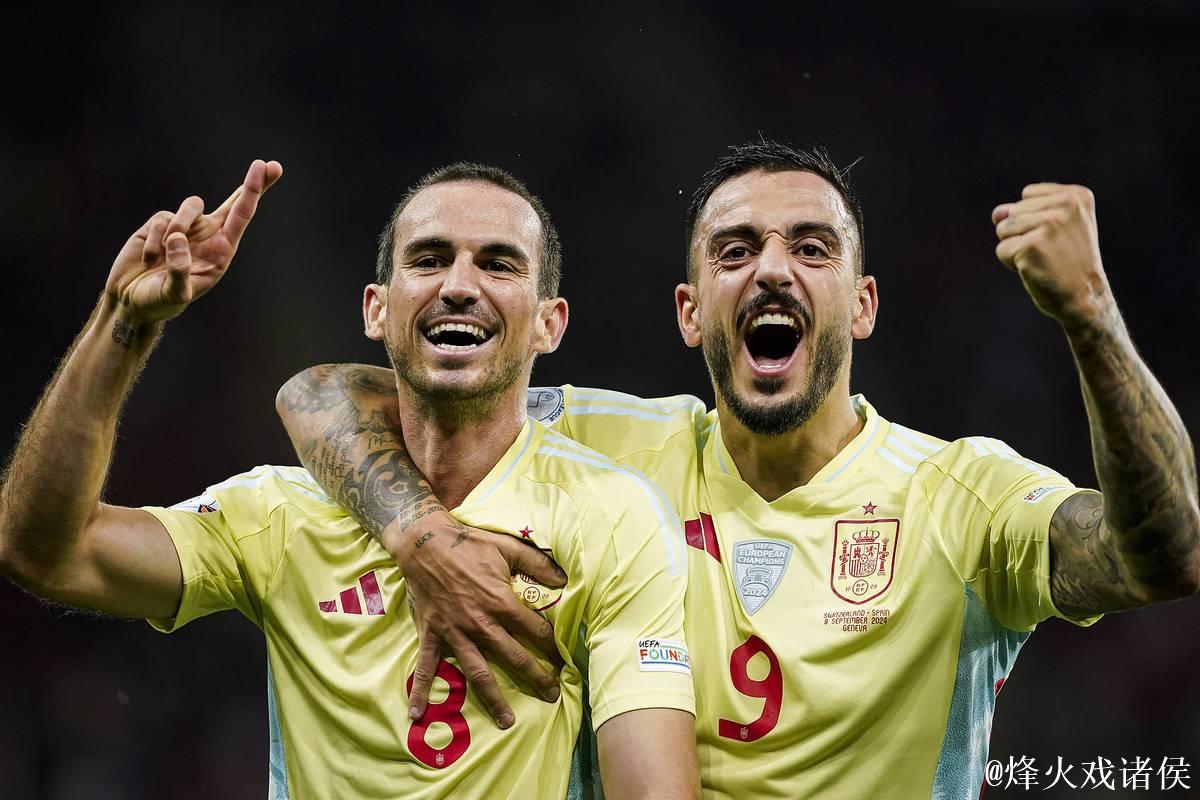 欧国联-何塞卢快速破门法比安梅开二度 10人西班牙4-1击败瑞士 欧国联-何塞卢快速破门法比安梅开二度 10人西班牙4-1击败瑞士